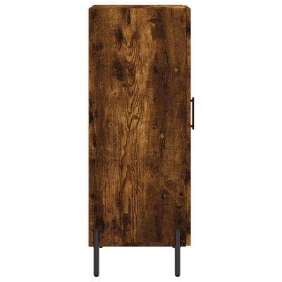 vidaXL Buffet Chêne fumé 34,5x34x90 cm Bois d'ingénierie