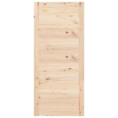 vidaXL Porte de grange 90x1,8x204,5 cm Bois massif de pin