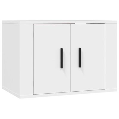 vidaXL Ensemble de meubles TV 4 pcs Blanc Bois d'ingénierie