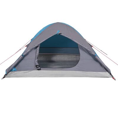 vidaXL Tente de camping à dôme 2 personnes bleu imperméable