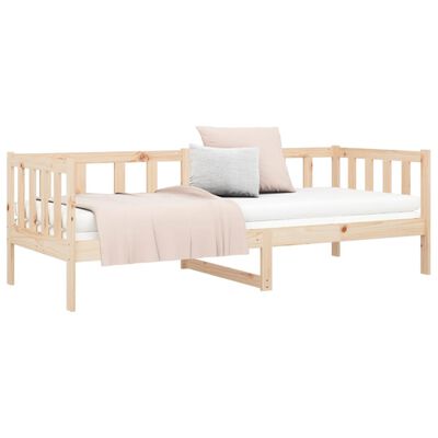 vidaXL Lit de jour sans matelas 90x190 cm bois de pin massif