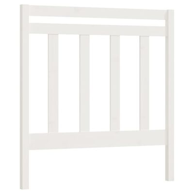 vidaXL Tête de lit Blanc 95x4x100 cm Bois massif de pin