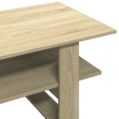 vidaXL Table basse chêne sonoma 102x55x42 cm bois d'ingénierie