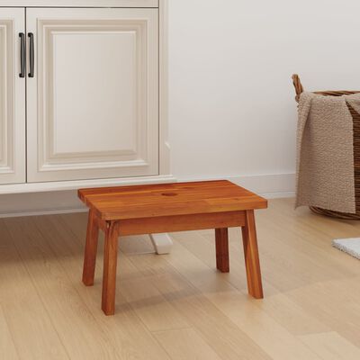 vidaXL Tabouret-escabeau 38x26x22 cm Bois d'acacia solide