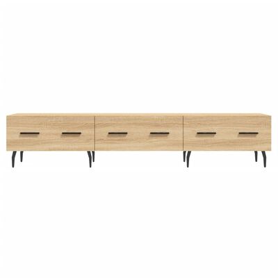 vidaXL Meuble TV chêne sonoma 150x36x30 cm bois d'ingénierie