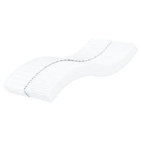 vidaXL Matelas en mousse blanc 80x200 cm dureté H2 H3