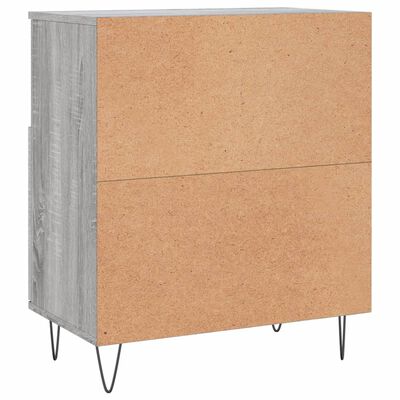 vidaXL Buffet Sonoma gris 60x35x70 cm Bois d'ingénierie