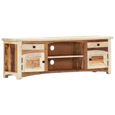 vidaXL Meuble TV 120 x 30 x 40 cm Bois de récupération massif