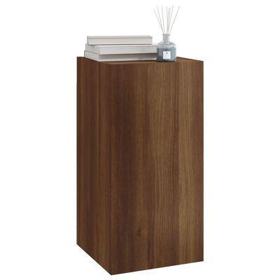 vidaXL Meubles TV 2 pcs Chêne marron 30,5x30x60 cm Bois d'ingénierie