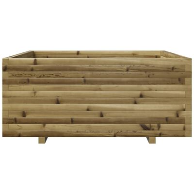 vidaXL Jardinière 110x110x49,5 cm bois de pin imprégné