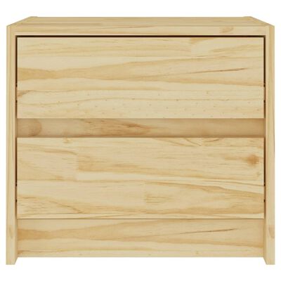 vidaXL Table de chevet 40x30,5x35,5 cm bois de pin solide