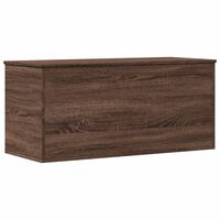 vidaXL Boîte de rangement chêne marron 100x42x46 cm bois d'ingénierie