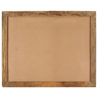 vidaXL Cadres photo 2 pcs 90x70cm Bois de récupération solide et verre