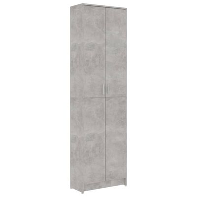 vidaXL Garde-robe de couloir Gris béton 55x25x189 cm Bois d'ingénierie