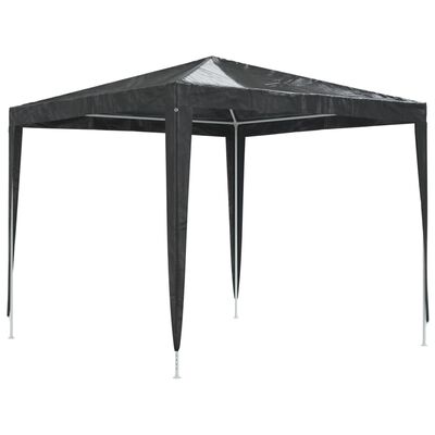 vidaXL Tente de réception professionnelle 2,5x2,5 m Anthracite 90 g/m²