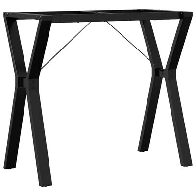 vidaXL Pieds de table à manger cadre en Y 80x40x73 cm fonte