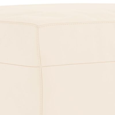 vidaXL Banc Crème 100x35x41 cm Velours