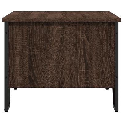 vidaXL Table basse chêne marron 100x51x40 cm bois d'ingénierie