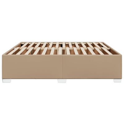 vidaXL Cadre de lit sans matelas cappuccino 180x200 cm similicuir