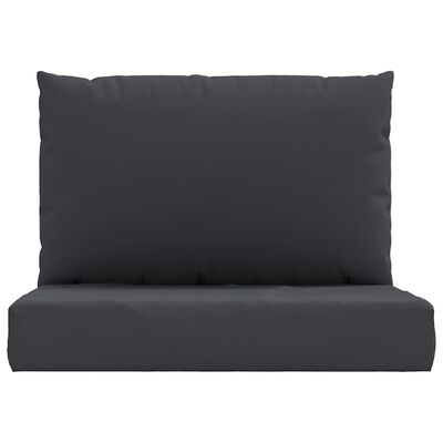 vidaXL Coussins de palette lot de 2 noir tissu oxford