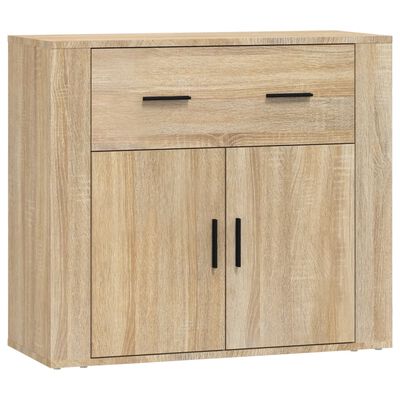 vidaXL Buffet Chêne sonoma 80x33x70 cm Bois d'ingénierie