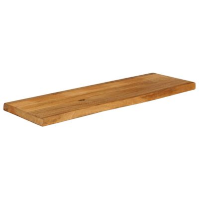 vidaXL Dessus de table à bord vivant 100x20x2,5cm bois massif manguier