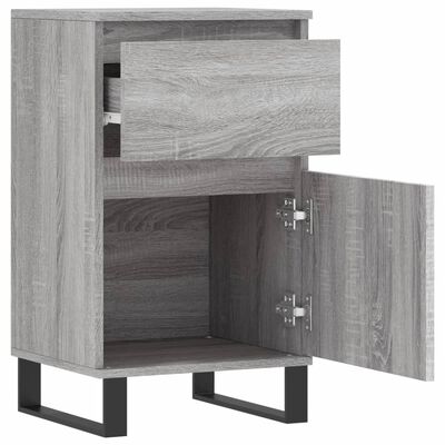 vidaXL Buffet sonoma gris 40x35x70 cm bois d'ingénierie