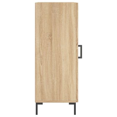 vidaXL Buffet Chêne sonoma 34,5x34x90 cm Bois d'ingénierie