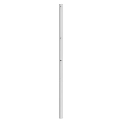 vidaXL Tête de lit métal blanc 90 cm