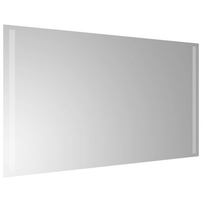 vidaXL Miroir de salle de bain à LED 50x90 cm