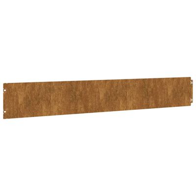 vidaXL Bordures de pelouse 50 pcs 15x103 cm acier corten flexible