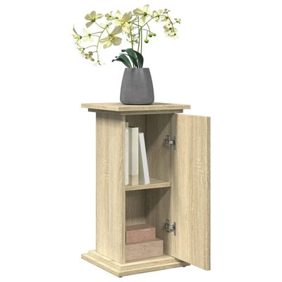 vidaXL Piédestal avec rangement chêne sonoma bois d'ingénierie