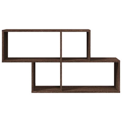 vidaXL Étagère murale chêne marron 100x20x53 cm bois d'ingénierie