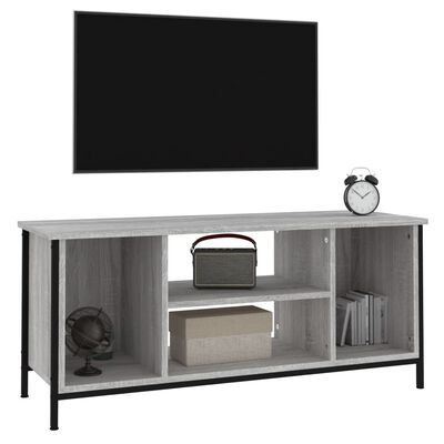 vidaXL Meuble TV sonoma gris 102x35x45 cm bois d'ingénierie