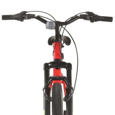 vidaXL Vélo de montagne 21 vitesses Roues de 27,5 pouces 38 cm Rouge