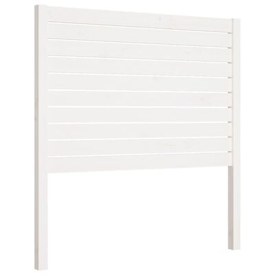 vidaXL Tête de lit Blanc 106x4x100 cm Bois massif de pin