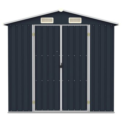 vidaXL Abri de jardin Anthracite 205x129x183 cm Acier galvanisé