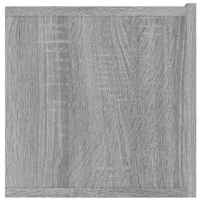 vidaXL Meubles TV 2 pcs sonoma gris 80x30x30 cm bois d'ingénierie