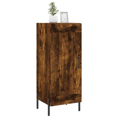 vidaXL Buffet Chêne fumé 34,5x34x90 cm Bois d'ingénierie