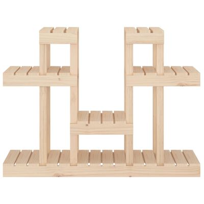 vidaXL Support à plantes 104,5x25x77,5 cm Bois massif de pin