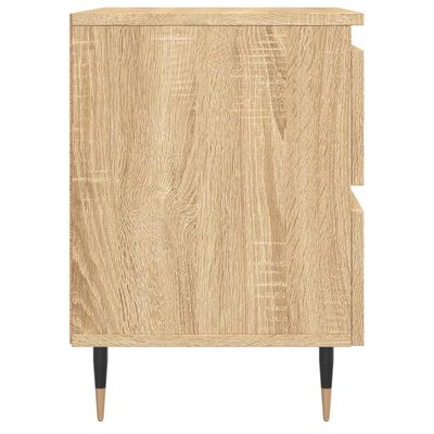 vidaXL Table de chevet chêne sonoma 40x35x50 cm bois d’ingénierie