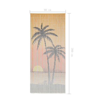 vidaXL Rideau de porte contre insectes Bambou 90 x 200 cm