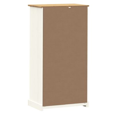 vidaXL Bibliothèque VIGO blanc 60x35x114,5 cm bois massif de pin