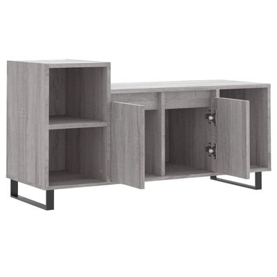 vidaXL Meuble TV Sonoma gris 100x35x55 cm Bois d'ingénierie