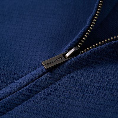 Sweatshirt pour enfants avec fermeture éclair bleu marine 116