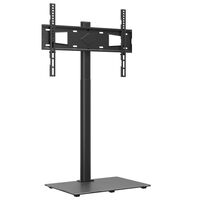 vidaXL Meuble TV d'angle 1 niveau pour 32-65 pouces noir