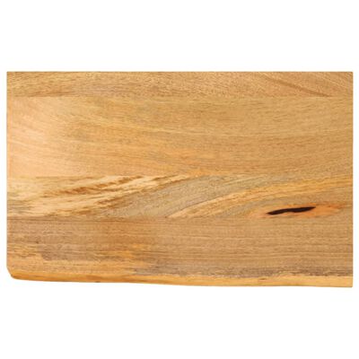 vidaXL Dessus de table à bord vivant 50x20x2,5 cm bois massif manguier