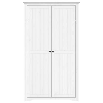 vidaXL Garde-robe BODO blanc 99x53,5x173 cm bois massif de pin