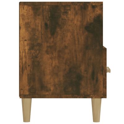 vidaXL Meuble TV Chêne fumé 102x36x50 cm Bois d'ingénierie