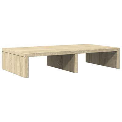 vidaXL Support de moniteur chêne sonoma 50x27x10 cm bois d'ingénierie